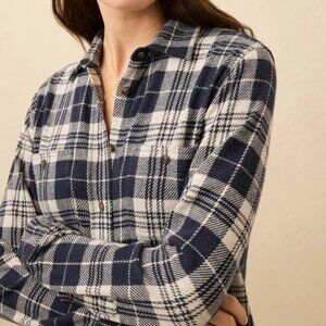 Faherty Legend™ Sweater Shirt - Sapphire Lake Plaid - L